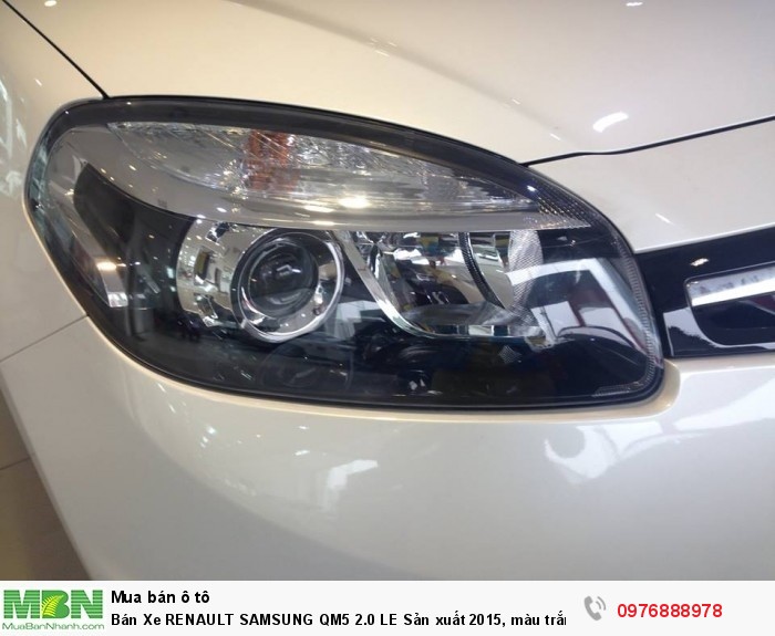 Bán Xe RENAULT SAMSUNG QM5 2.0 LE Sản xuất 2015, màu trắng
