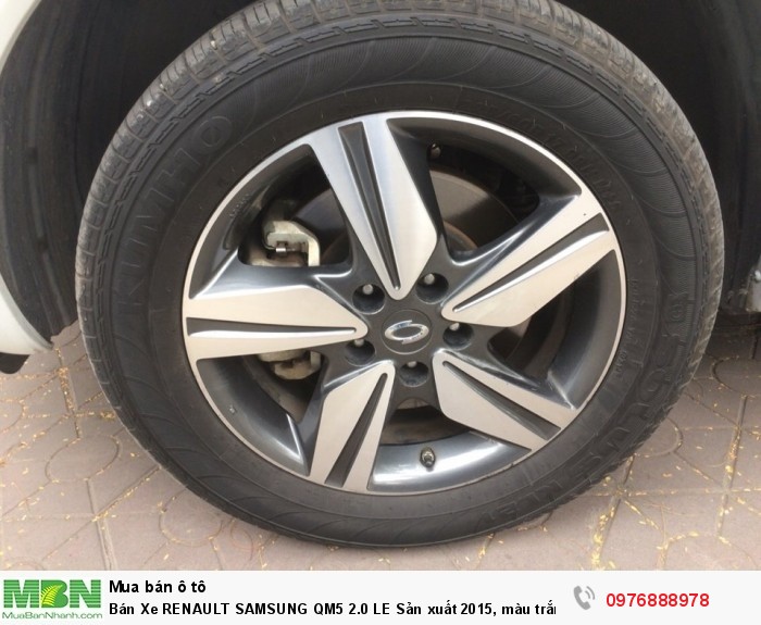 Bán Xe RENAULT SAMSUNG QM5 2.0 LE Sản xuất 2015, màu trắng