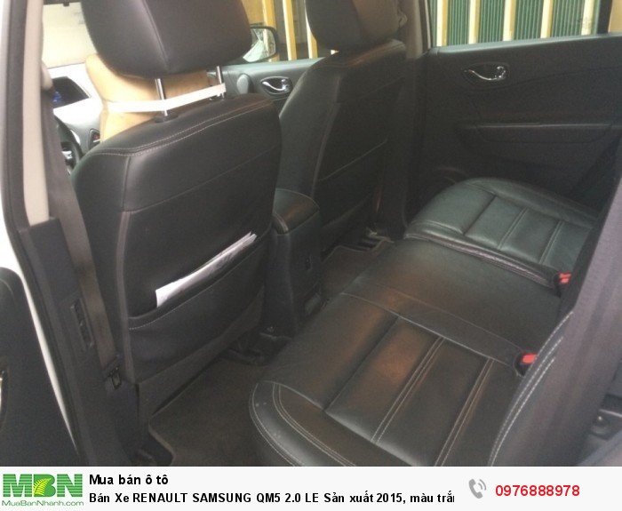 Bán Xe RENAULT SAMSUNG QM5 2.0 LE Sản xuất 2015, màu trắng