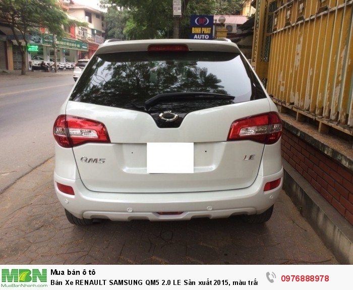 Bán Xe RENAULT SAMSUNG QM5 2.0 LE Sản xuất 2015, màu trắng