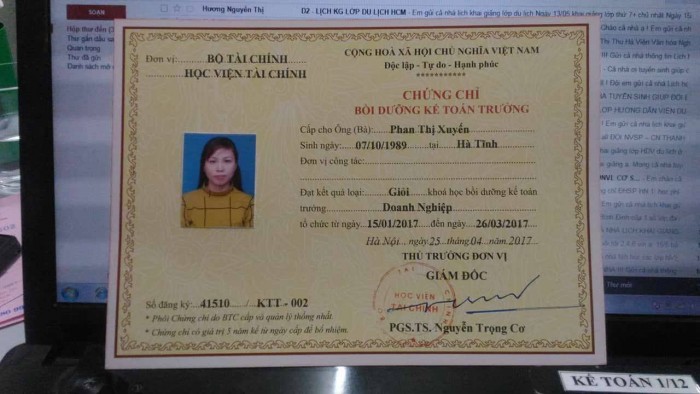 Học kế toán trưởng tại Nghệ An, cô Oanh 0902 86 86 81