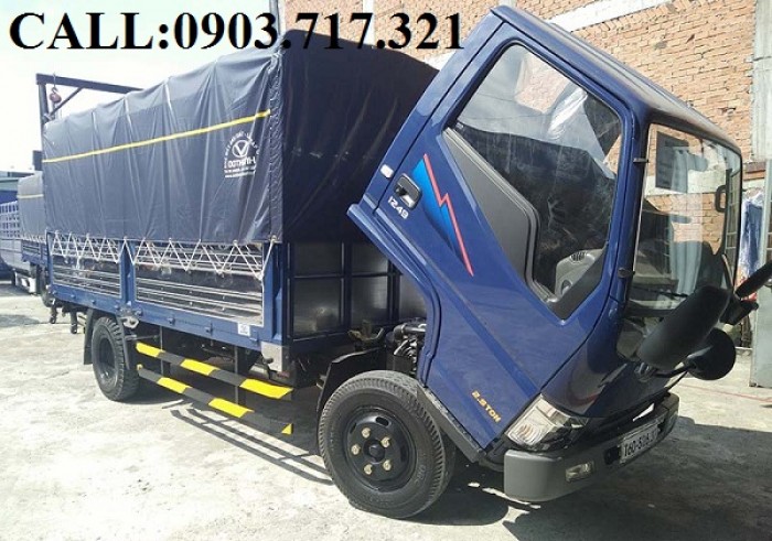 Xe tải Hyundai 2T4, 2T35, 2t45, 2t49 thùng mui bạt và mui kín giá tốt, giao xe ngay