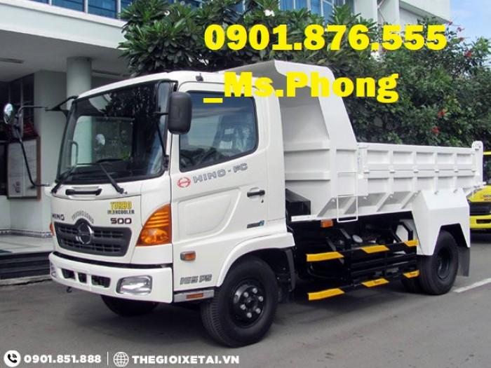 Giá Xe Ben Hino 6T-Giao Ngay- Hỗ Trợ vay 90% Lãi Suất Ưu Đãi- Đại Lý Xe Tải Sài Gòn