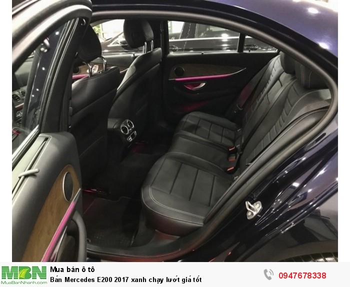 Bán Mercedes E200 2017 xanh chạy lướt giá tốt