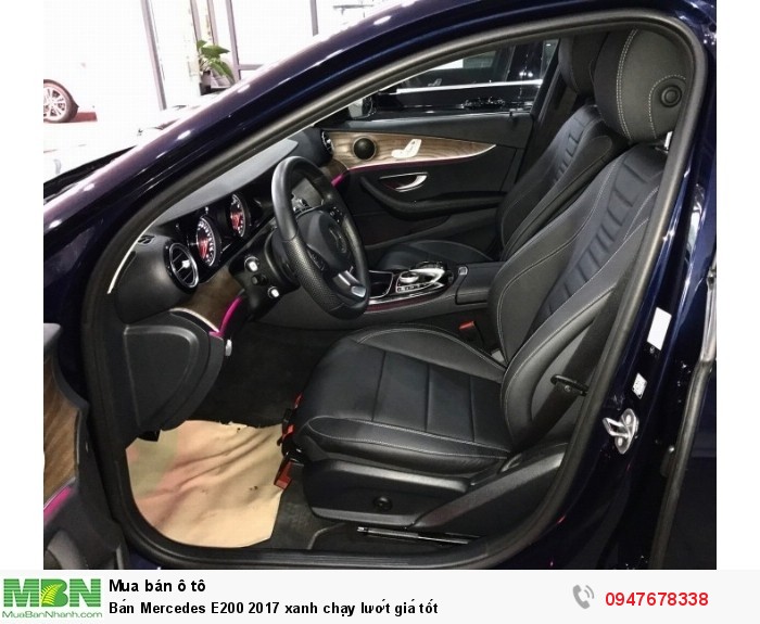 Bán Mercedes E200 2017 xanh chạy lướt giá tốt