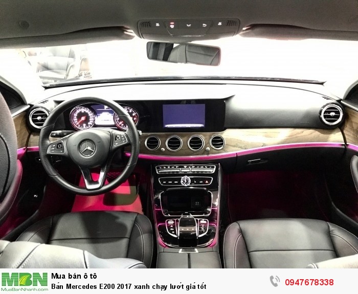 Bán Mercedes E200 2017 xanh chạy lướt giá tốt