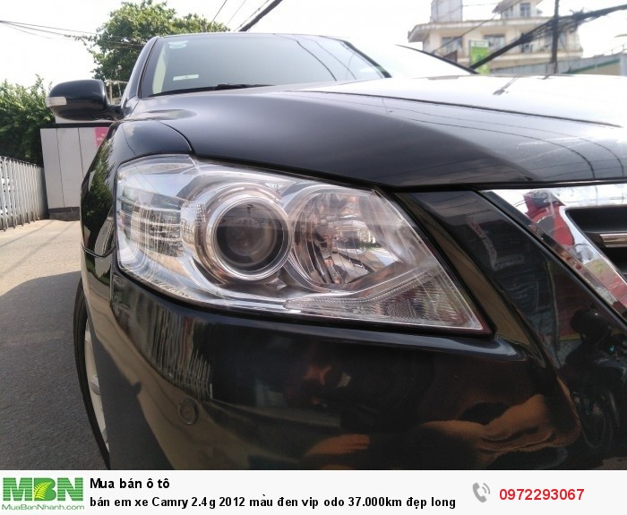 bán em xe Camry 2.4g 2012 màu đen vip odo 37.000km đẹp long lanh