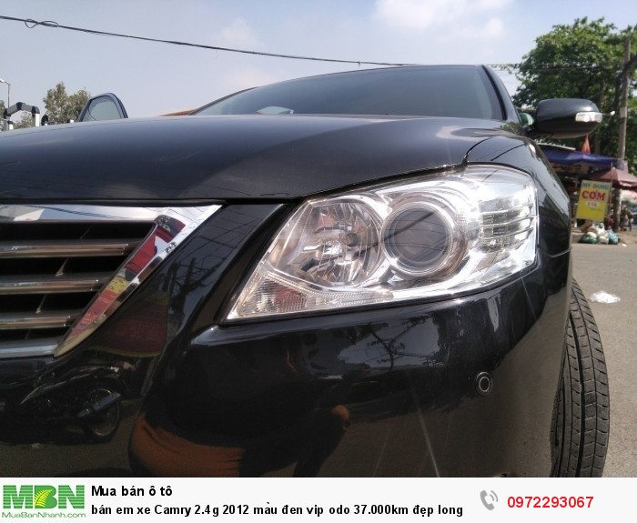 bán em xe Camry 2.4g 2012 màu đen vip odo 37.000km đẹp long lanh