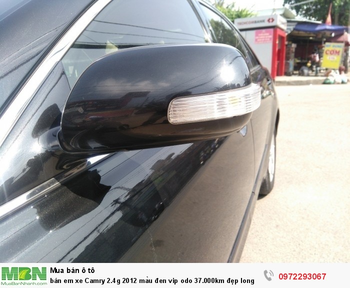 bán em xe Camry 2.4g 2012 màu đen vip odo 37.000km đẹp long lanh