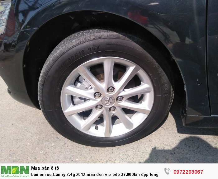bán em xe Camry 2.4g 2012 màu đen vip odo 37.000km đẹp long lanh