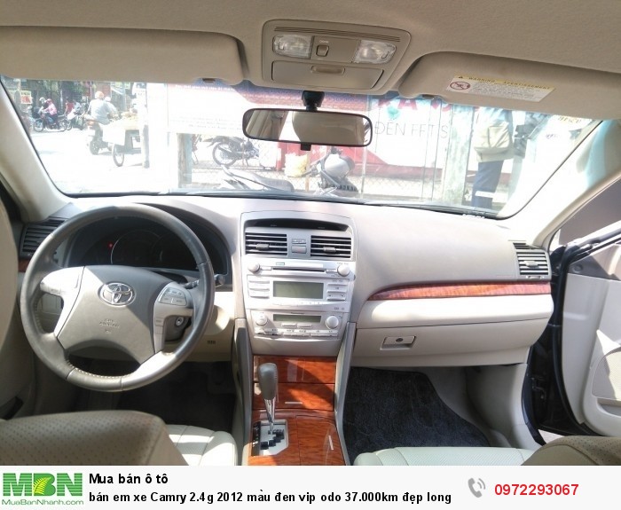 bán em xe Camry 2.4g 2012 màu đen vip odo 37.000km đẹp long lanh