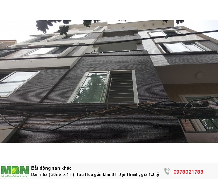 Bán nhà ( 30m2 x 4T ) Hữu Hòa gần khu ĐT Đại Thanh