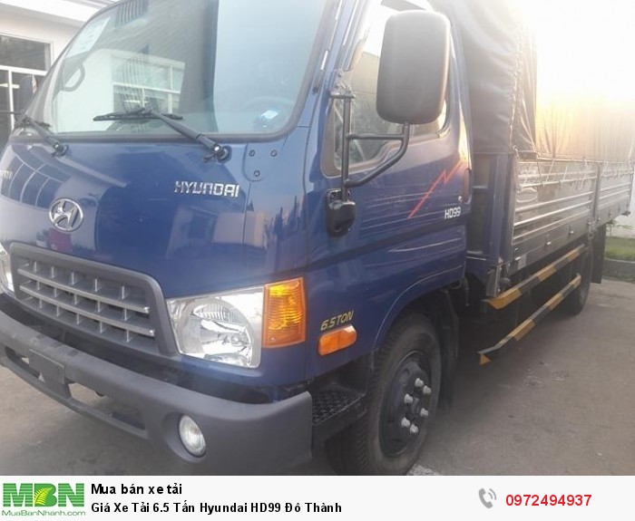 Giá Xe Tải 6.5 Tấn Hyundai HD99 Đô Thành
