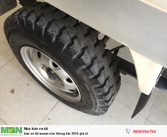 bán xe tải weam star thùng kín 2016 giá rẻ