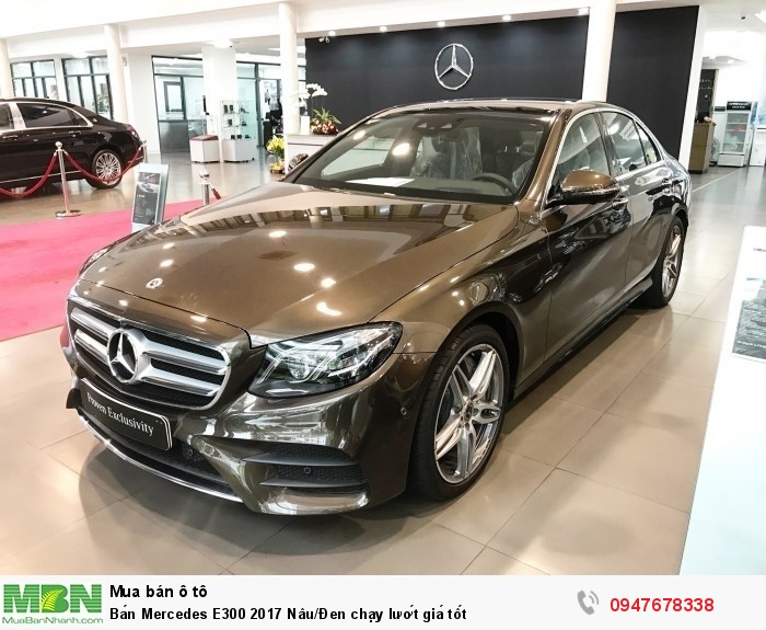 Bán Mercedes E300 2017 Nâu/Đen chạy lướt giá tốt