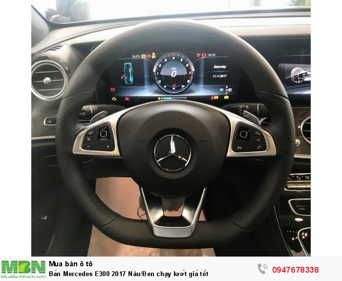 Bán Mercedes E300 2017 Nâu/Đen chạy lướt giá tốt