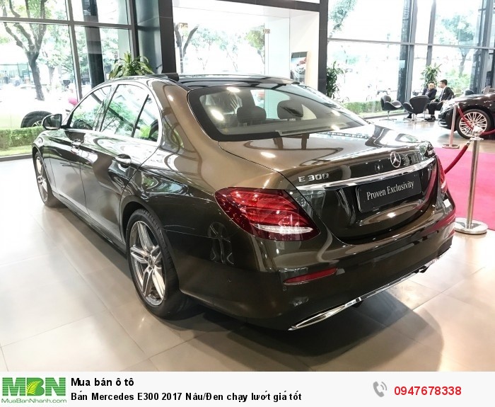 Bán Mercedes E300 2017 Nâu/Đen chạy lướt giá tốt