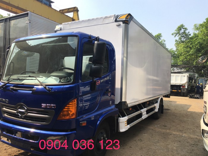 xe tải hino 6t thùng bảo ôn, xe tải bảo ôn hino 6t, xe tải hino fc bảo ôn