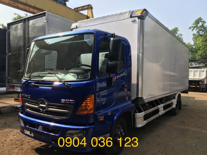 xe tải hino 6t thùng bảo ôn, xe tải bảo ôn hino 6t, xe tải hino fc bảo ôn