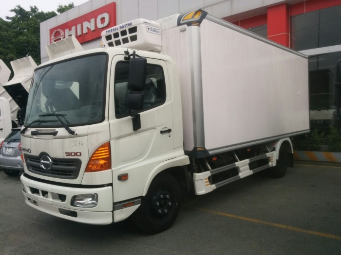xe tải hino đông lạnh 6t, xe tải đông lạnh hino máy lạnh t3500