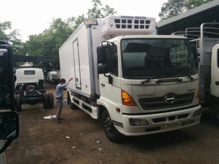 xe tải hino đông lạnh 6t, xe tải đông lạnh hino máy lạnh t3500