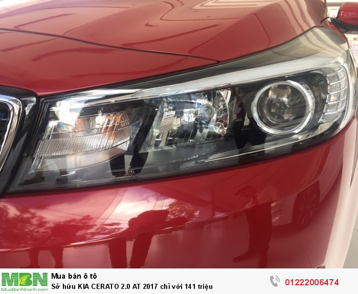 Sở hữu KIA CERATO 2.0 AT 2017 chỉ với 141 triệu