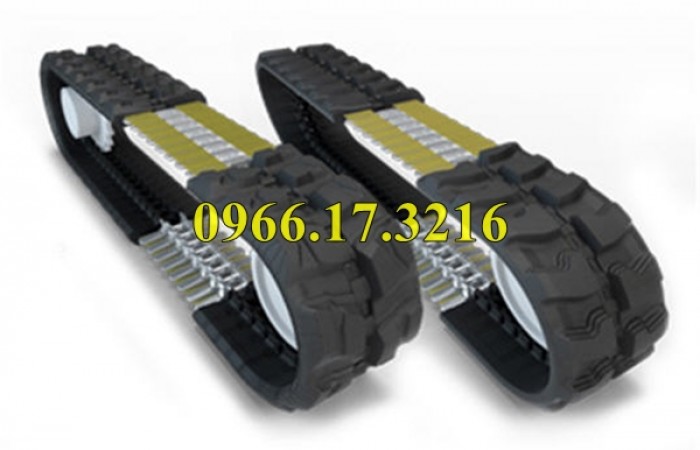 Xích cao su máy xúc chất lượng tốt