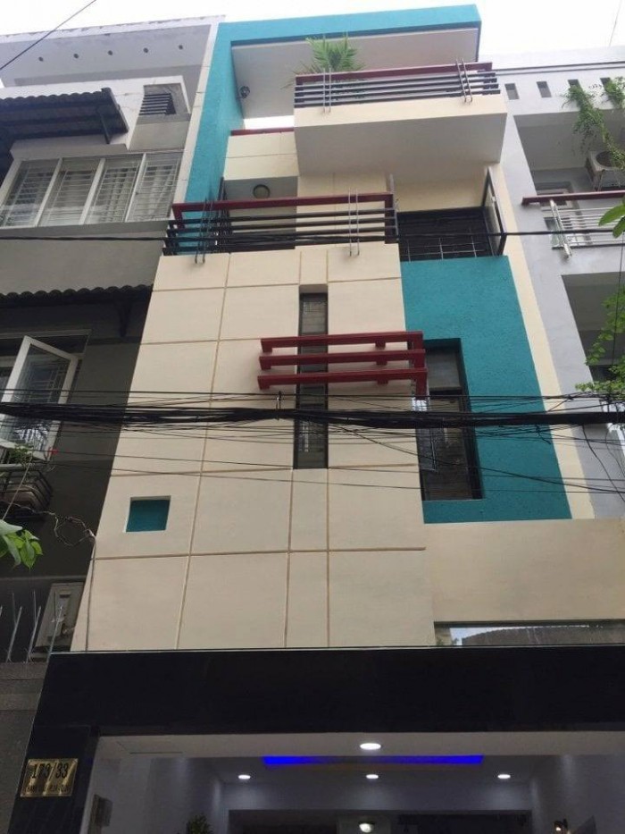 Không có căn thứ 2 tại Q10, 5x14, 4 lầu, 5PN, 7.1 tỷ hẻm 8m xe hơi quay đầu thoải mái
