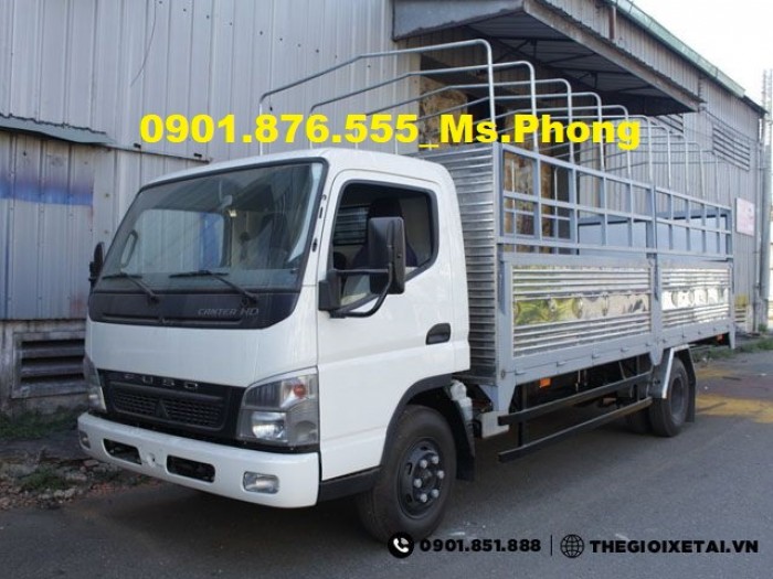Bán Xe Fuso 5T/5 Tấn- Giá Xe Fuso 5T- Hỗ Trợ Vay 90% Lãi Suất Ưu Đãi