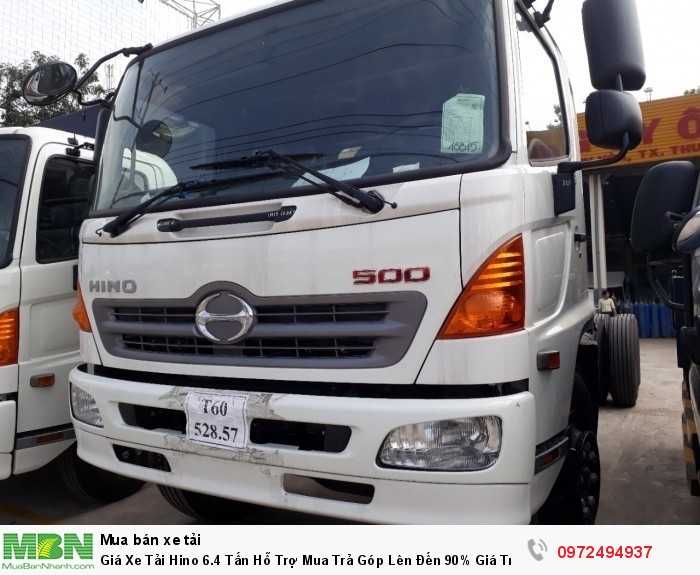 Giá Xe Tải Hino 6.4 Tấn Hỗ Trợ Mua Trả Góp Lên Đến 90% Giá Trị Xe.