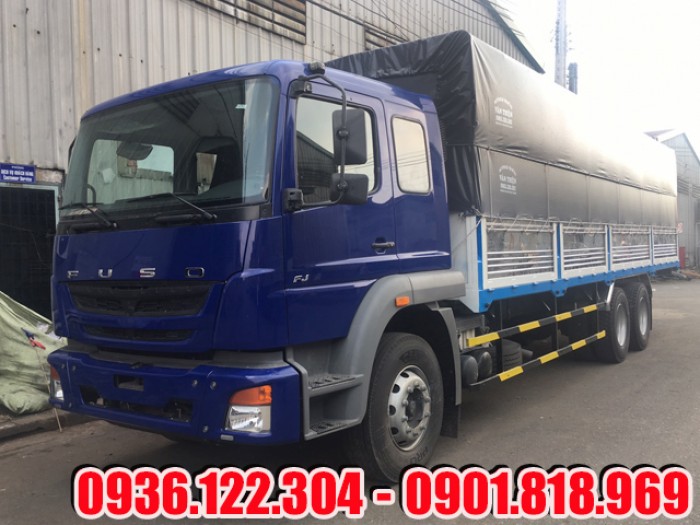 Xe tải Fuso 15 tấn FJ thùng mui bạt - Hỗ trợ trả góp 90% lãi suất 0% ưu đãi