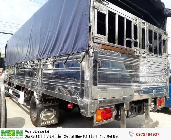 Gía Xe Tải Hino 6.4 Tấn - Xe Tải Hino 6.4 Tấn Thùng Mui Bạt