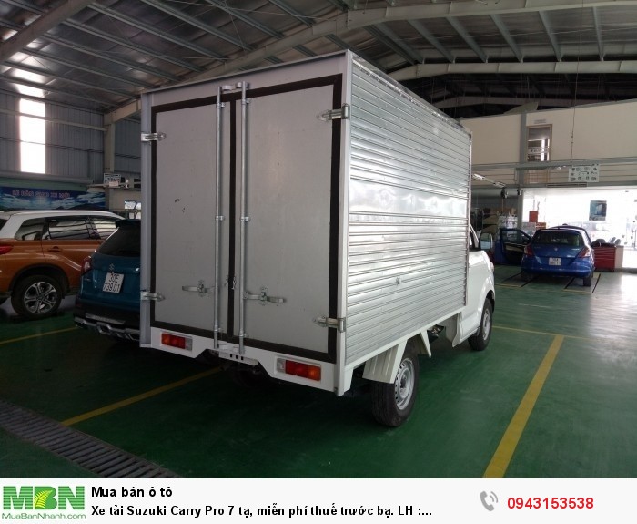 Giá xe tải Suzuki Carry Pro - Suzuki 7 tạ, miễn phí thuế trước bạ.