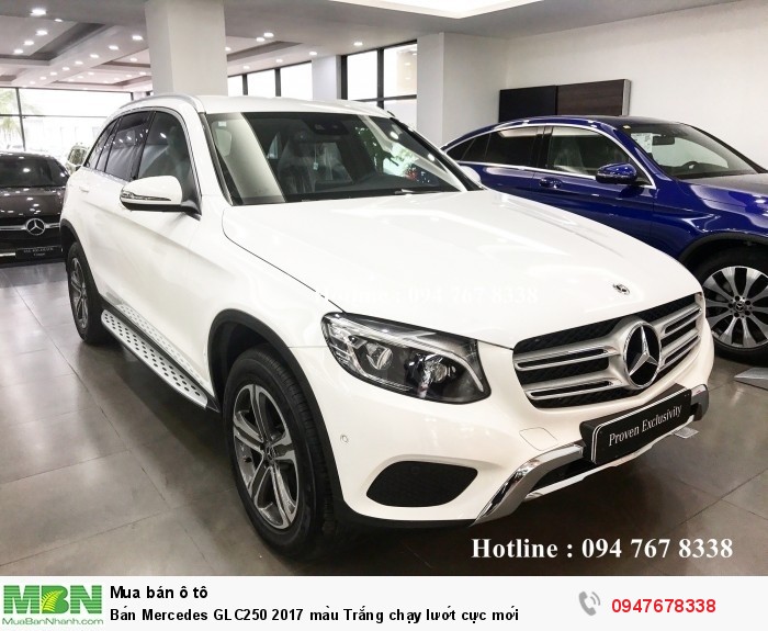 Bán Mercedes GLC250 2017 màu Trắng chạy lướt cực mới