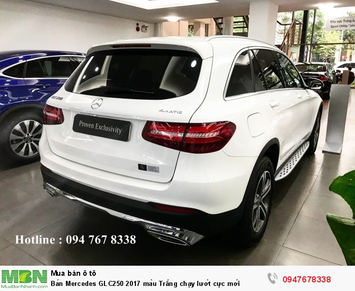Bán Mercedes GLC250 2017 màu Trắng chạy lướt cực mới