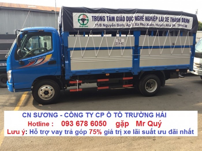 Ollin 500B tải trọng 5 tấn. Xe tải Thaco Ollin 500B mới.