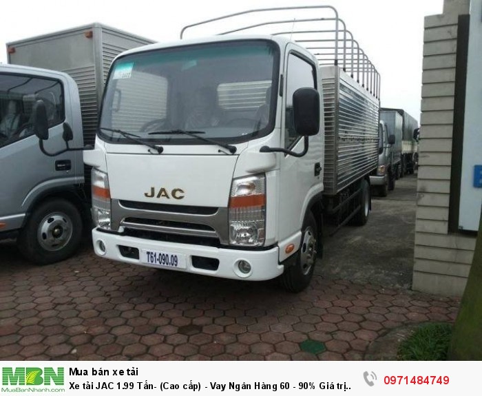 Xe tải JAC 1.99 Tấn- (Cao cấp) - Vay Ngân Hàng 60 - 90% Giá trị xe
