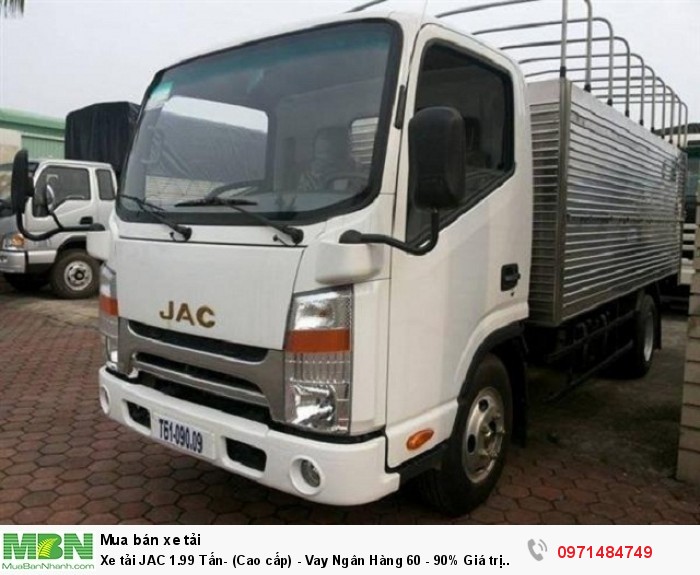 Xe tải JAC 1.99 Tấn- (Cao cấp) - Vay Ngân Hàng 60 - 90% Giá trị xe