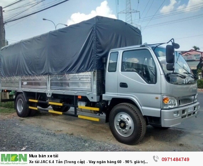Xe tải JAC 6.4 Tấn (Trung cấp) - Vay ngân hàng 60 - 90% giá trị xe