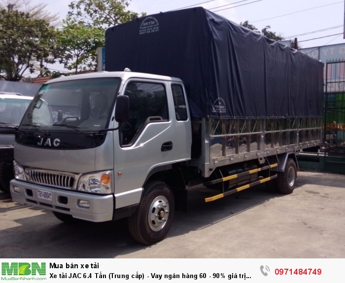 Xe tải JAC 6.4 Tấn (Trung cấp) - Vay ngân hàng 60 - 90% giá trị xe