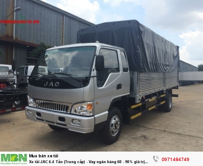 Xe tải JAC 6.4 Tấn (Trung cấp) - Vay ngân hàng 60 - 90% giá trị xe