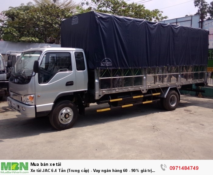 Xe tải JAC 6.4 Tấn (Trung cấp) - Vay ngân hàng 60 - 90% giá trị xe