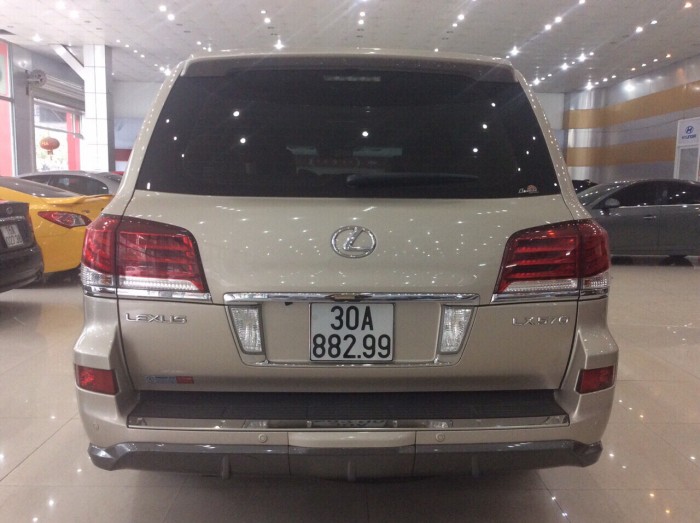 BÁN LEXUS LX570 màu vàng sản xuất 2015, xe biển Hà nội siêu đẹp, chạy cực ít
