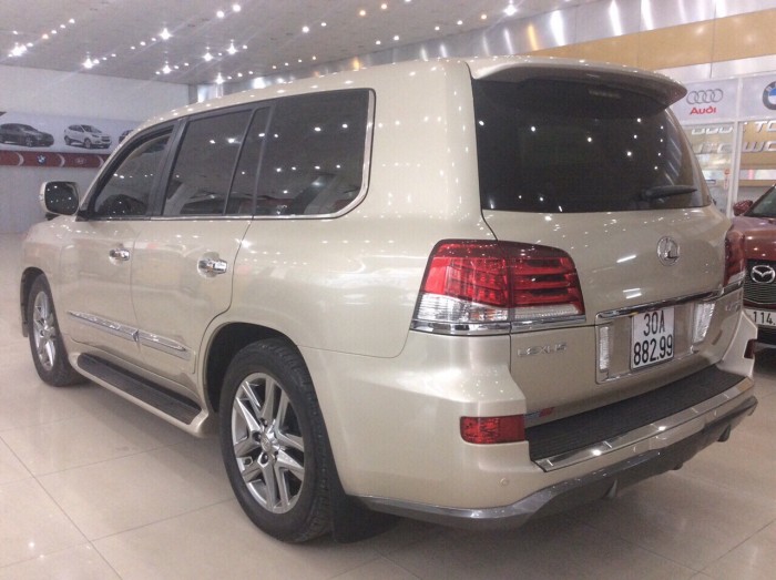 BÁN LEXUS LX570 màu vàng sản xuất 2015, xe biển Hà nội siêu đẹp, chạy cực ít