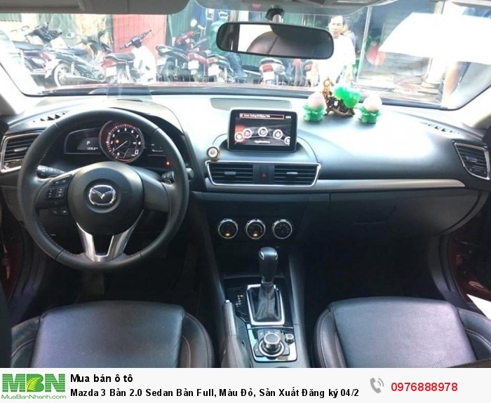 Mazda 3 Bản 2.0 Sedan Bản Full, Màu Đỏ, Sản Xuất Đăng ký 04/2017