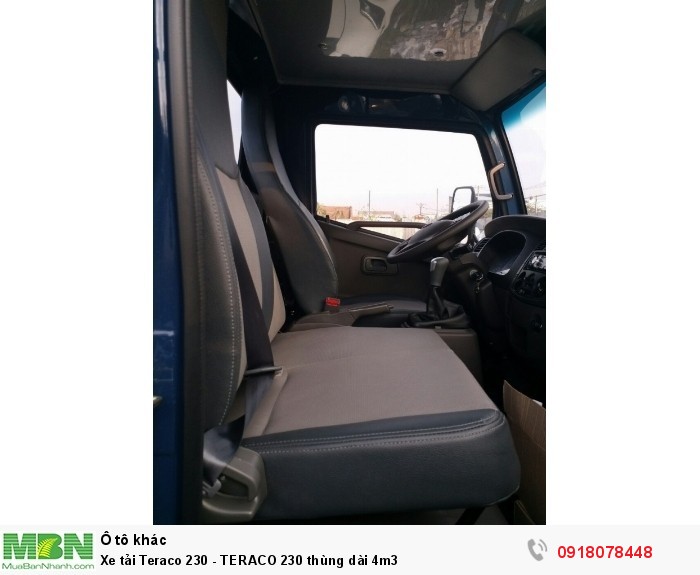 Xe tải Teraco 230 - TERACO 230 thùng dài 4m3