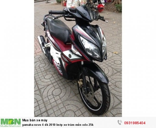 yamaha novo 4 dk 2010 bstp xe trùm mền odo 25k