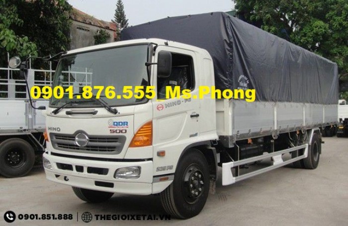 Giá Xe Hino 7T5 Thùng Dài 10m/ Xe Hino 7T5- Hỗ Trợ Vay Vốn 95%- Giá Tốt Giao Ngay