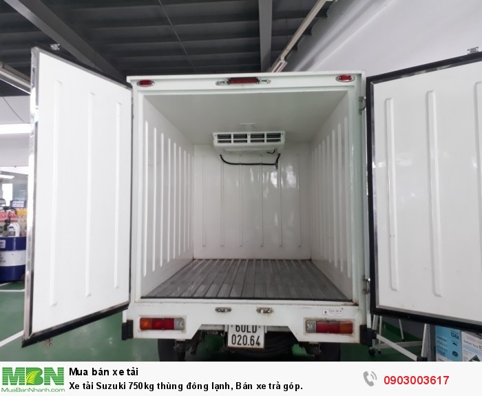 Xe tải Suzuki 750kg thùng đông lạnh, Bán xe trả góp.
