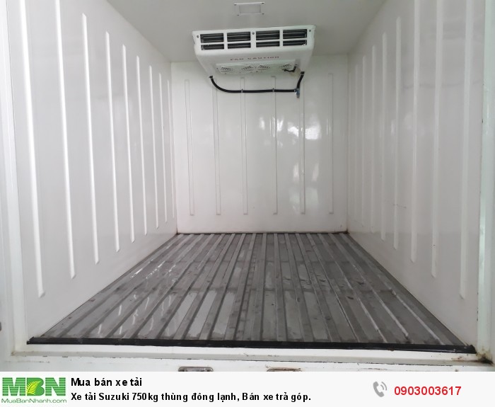 Xe tải Suzuki 750kg thùng đông lạnh, Bán xe trả góp.